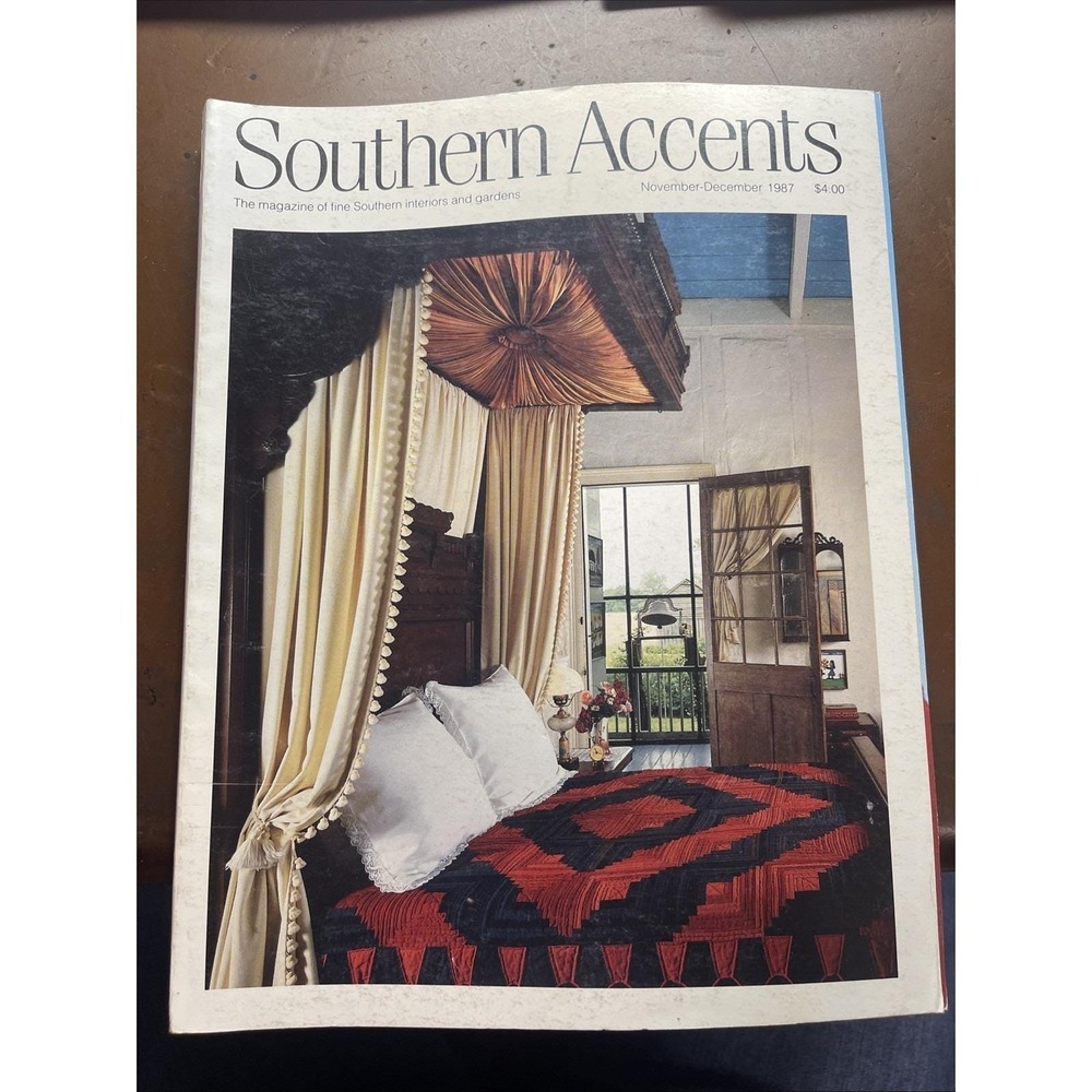 Vintage Nov-Dec 1987 SOUTHERN ACCENTS magazine